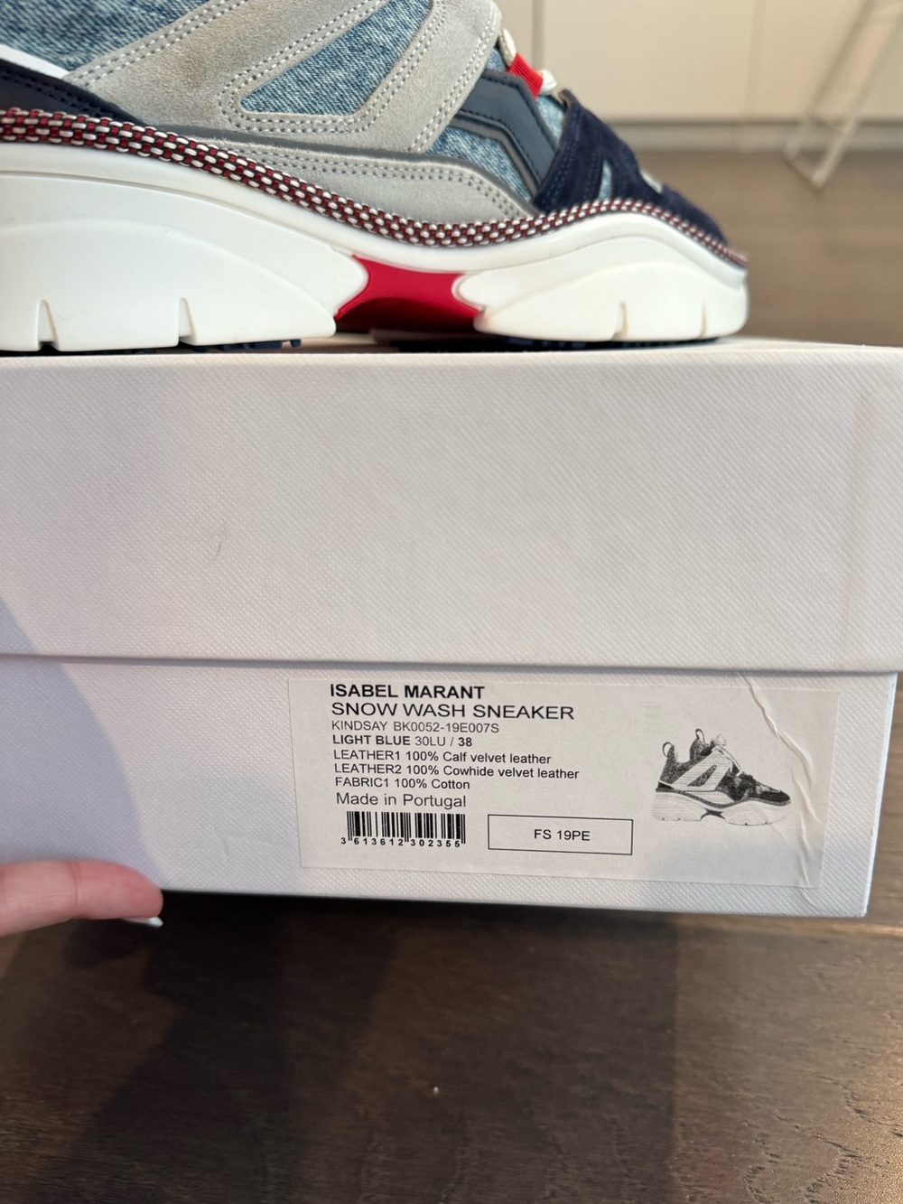 Isabel Marant Kindsay Sneaker, Brand New, EU 38 (US 7.5) - Picture 7 of 7
